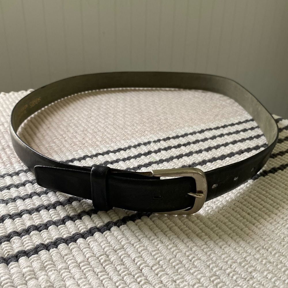 Paris Top Grain Cowhide Belt Suede Lined 34